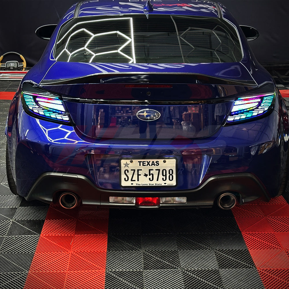 HRS 2022-26 Toyota GR86 - Subaru BRZ LED Tail Lights - The Elite Series - RGB