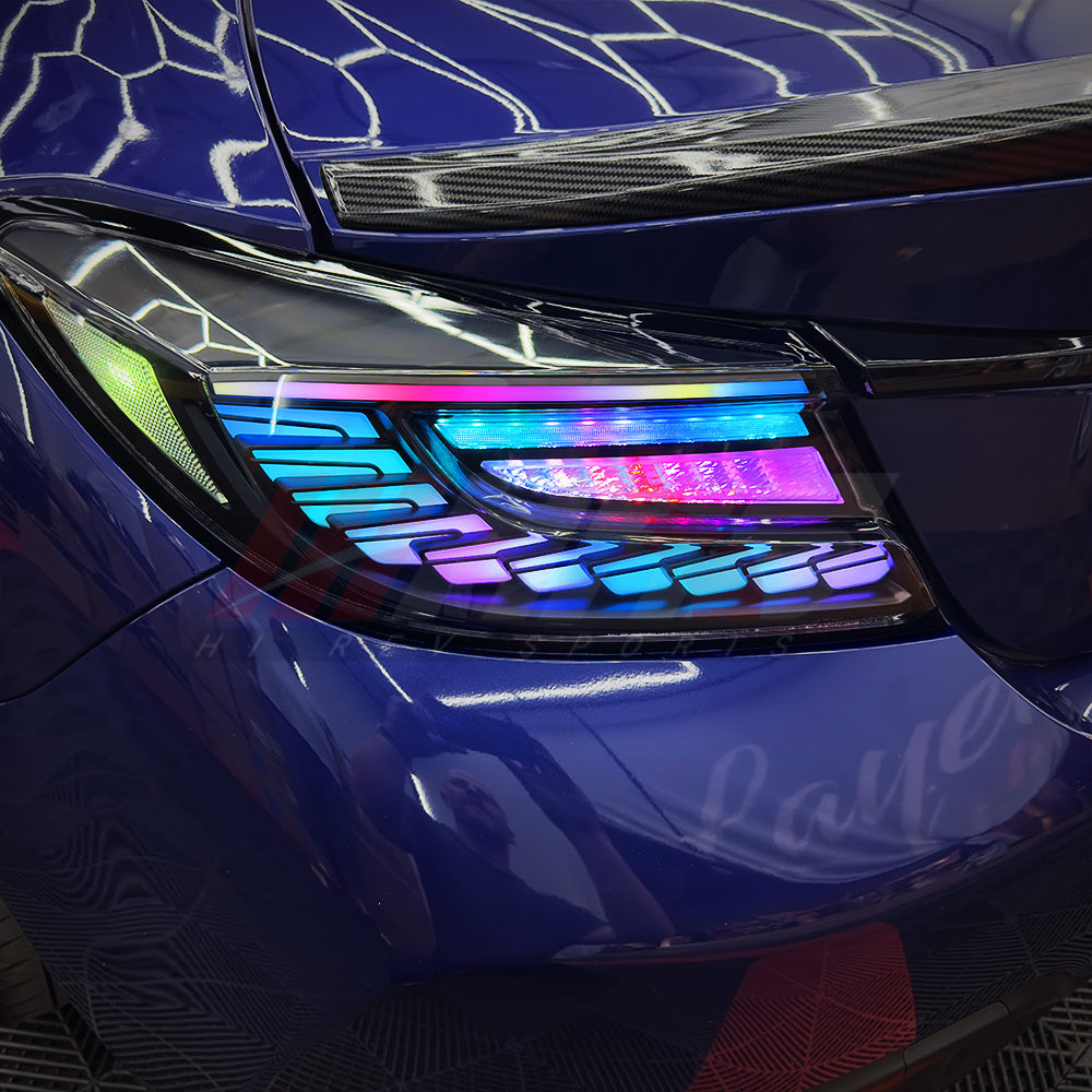 HRS 2022-26 Toyota GR86 - Subaru BRZ LED Tail Lights - The Elite Series - RGB