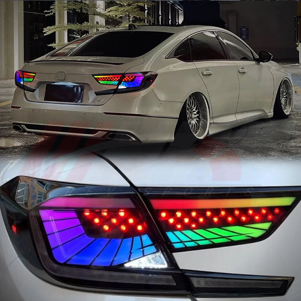 HRS 2018-22 Honda Accord LED Tail Lights V3 - FULL RGB