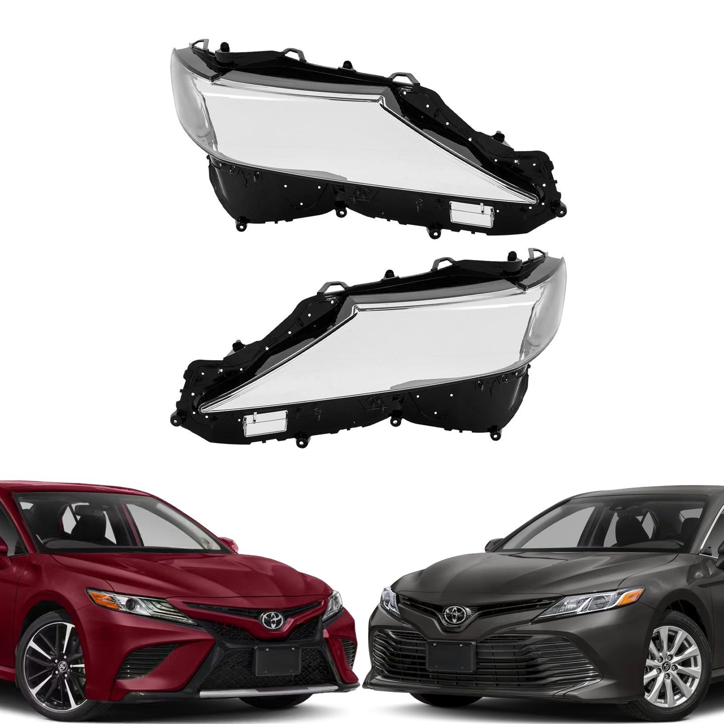 HRS 2018-24 Toyota Camry Headlights Lenses