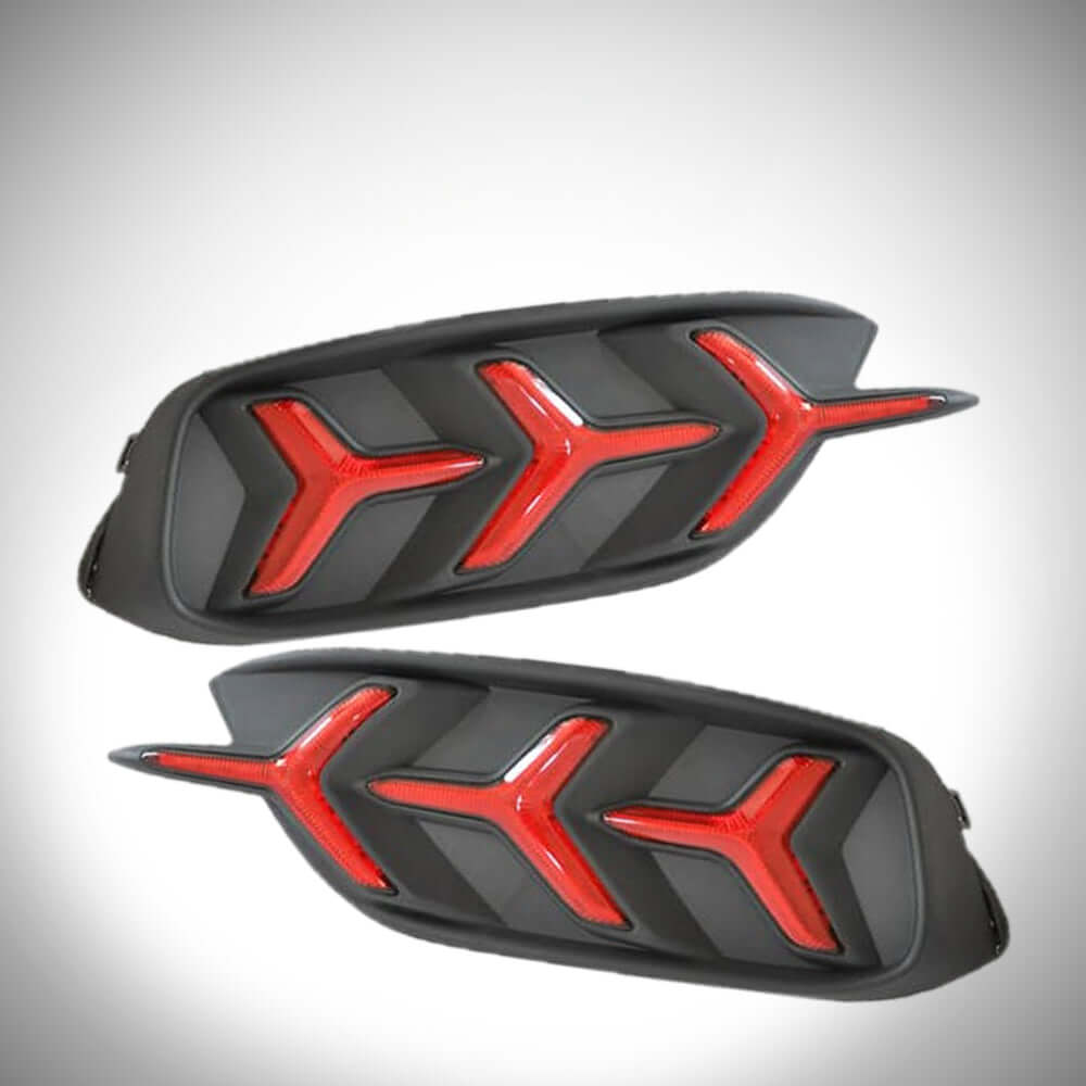 2016-2018 Honda Civic 10th Gen Sedan Rear Bumper LED Reflectors — V2