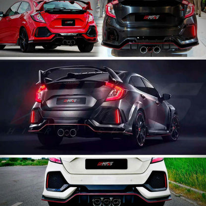 HRS 2017-21 Honda Civic 10th Gen Hatchback FK7 FK8 LED Reflectors - V2
