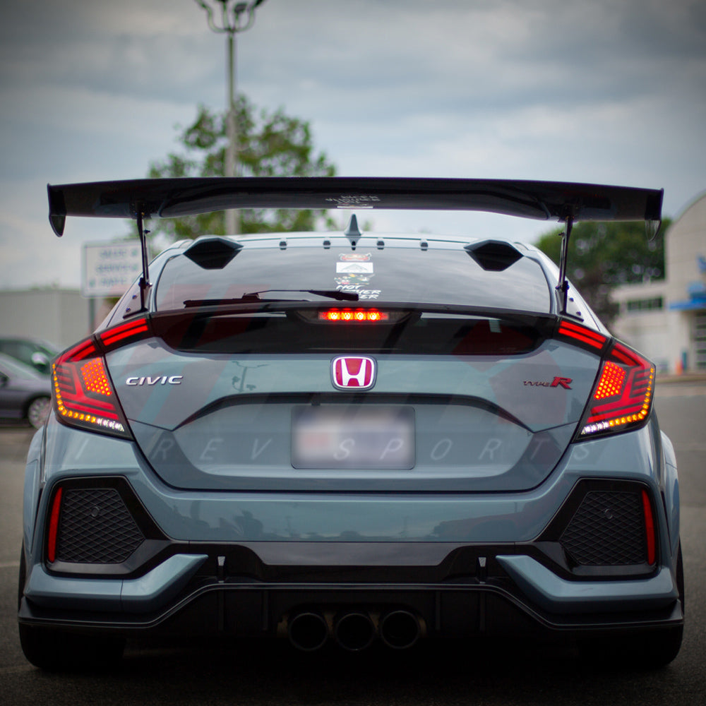 HRS 2017-21 Honda Civic 10th Gen Hatchback FK7 FK8 LED Tail Lights - V4
