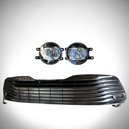 HRS 2018-20 Toyota Camry LE/XLE Front Grille with LED Fog Lights