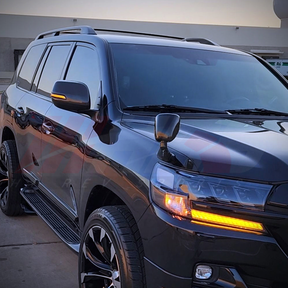 2016-2021 Toyota Land Cruiser LED Side Mirror Lights — Clear & Smoke