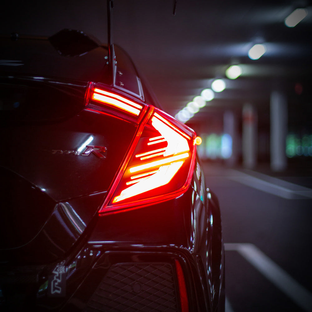 HRS 2017-21 Honda Civic 10th Gen Hatchback FK7 FK8 LED Tail Lights -  Elite Series