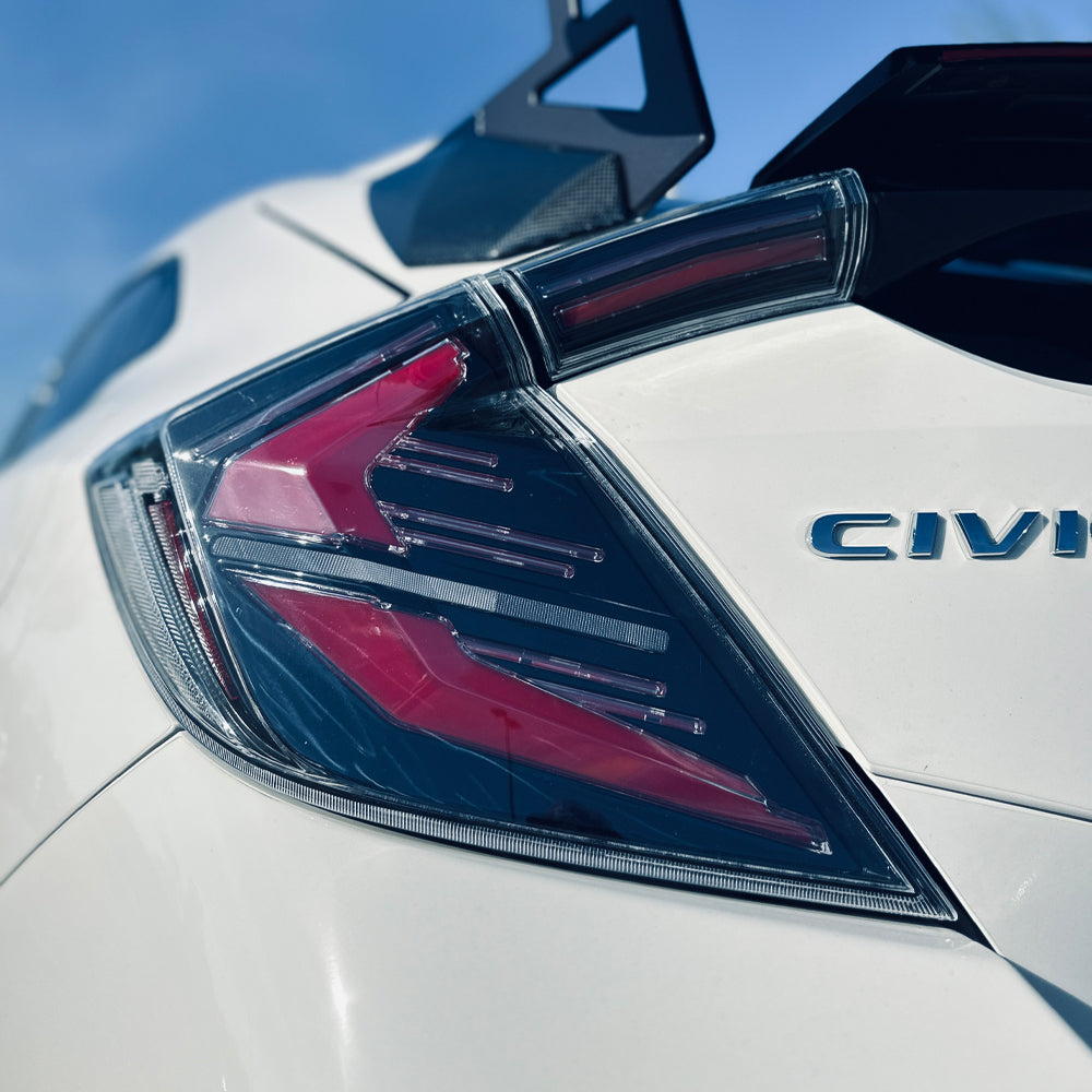 HRS 2017-21 Honda Civic 10th Gen Hatchback FK7 FK8 LED Tail Lights -  Elite Series