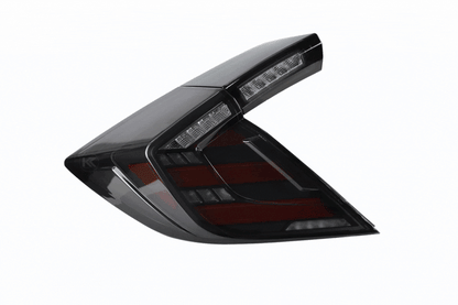 Honda Civic 10th Gen Hatchback and Type R Smoked Style LED Tail Lights Upgrade (2016-2021)