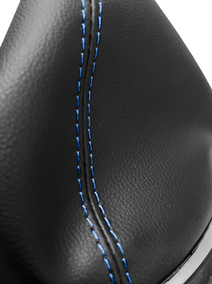 For Honda Civic 2001 2002 2003 2004 2005 Black Synthetic Leather Shift Boot Cover