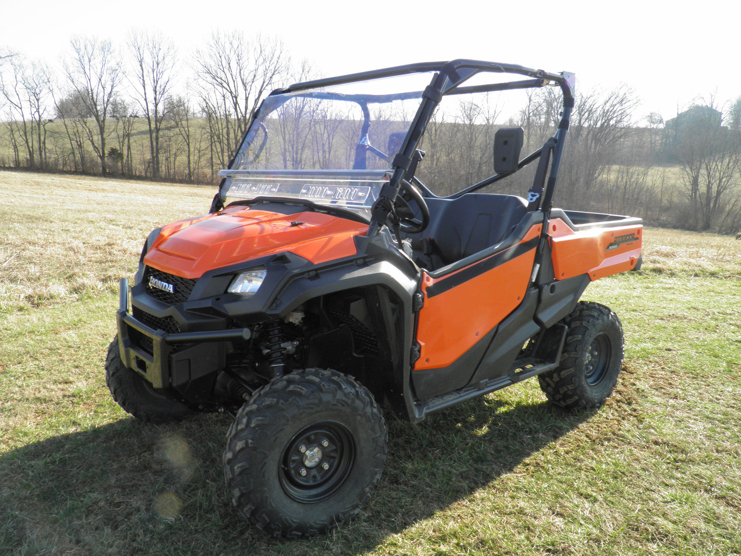 Honda Pioneer 1000/1000-5/1000-6  - 2 Pc Scratch-Resistant Windshield