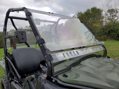 Honda Pioneer 500/520 - 2 Pc Windshield with Vent, Clamp, and Hard Coat Options