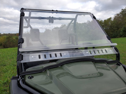 Honda Pioneer 500/520 - 2 Pc Windshield with Vent, Clamp, and Hard Coat Options