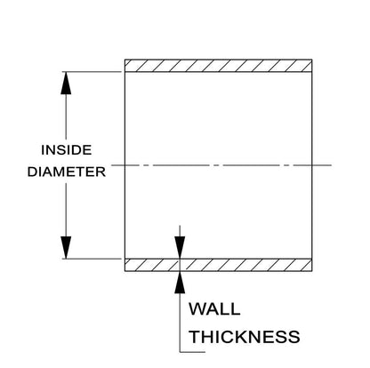 HPS 4" ID, 1 Foot Length, Silicone Straight Coupler Tube Hose, High Temp 4-ply Reinforced, Blue, 102mm ID