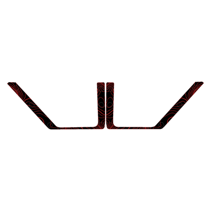 Topo Rear Door Net Trim Overlay Kit (Printed Series) - 2021+ Bronco