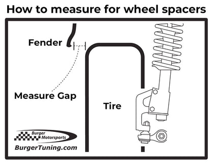 how to measure for wheel spacers
