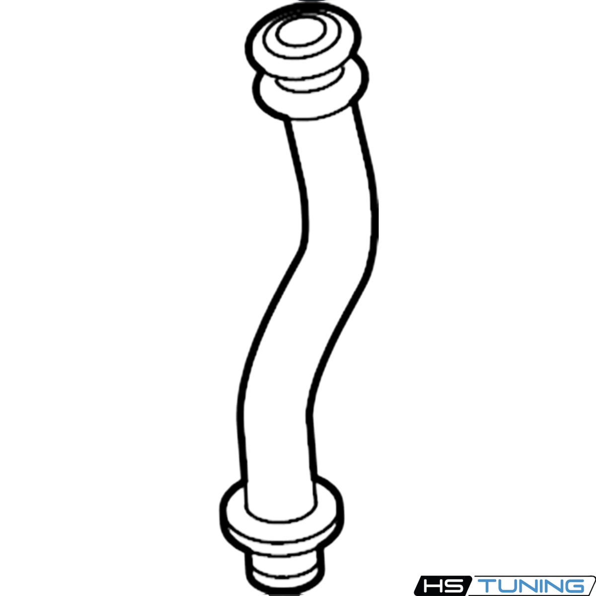 Genuine VW/Audi 06M-145-736-F | Turbocharger Oil Return Line