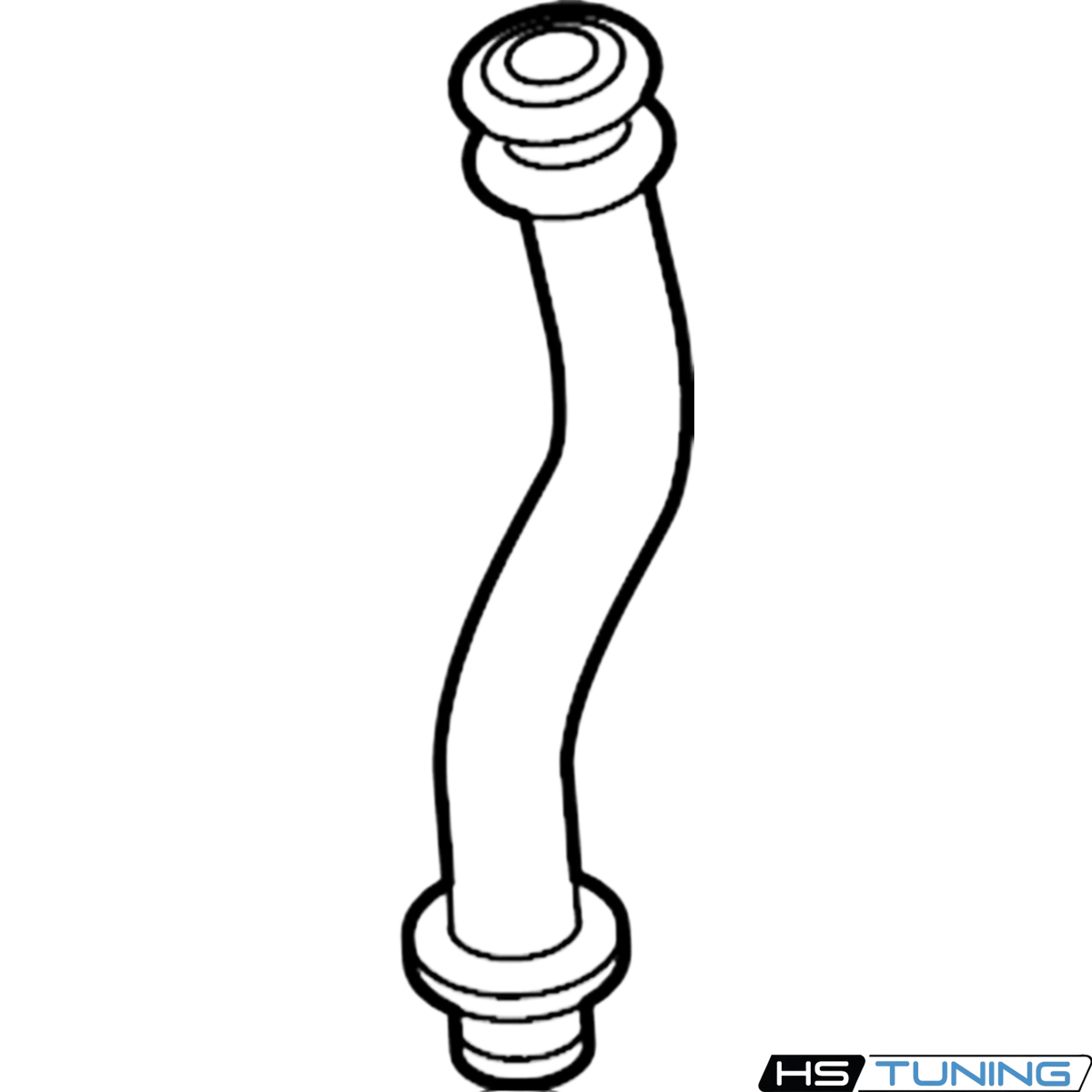 Genuine VW/Audi 06M-145-736-F | Turbocharger Oil Return Line