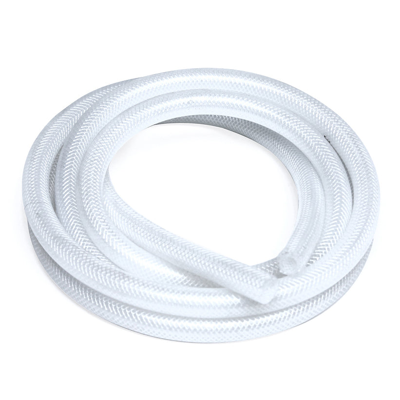 HPS 1/2" ID Clear High Temp Reinforced Silicone Heater Hose Tubing, 13mm ID