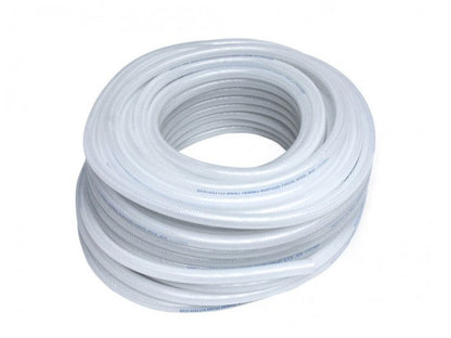 HPS High Temp 1/4" ID (6mm) Reinforced Silicone Heater Hose Clear - 100