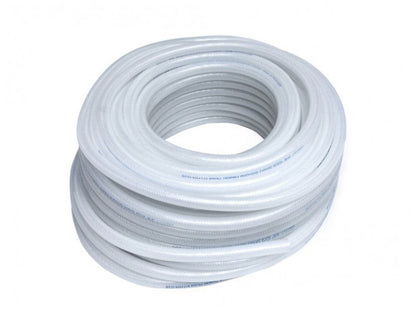HPS High Temp 1/4" ID (6mm) Reinforced Silicone Heater Hose Clear - 25 Ft