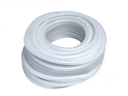 HPS High Temp 5/8" ID (16mm) Reinforced Silicone Heater Hose Clear- 50Feet