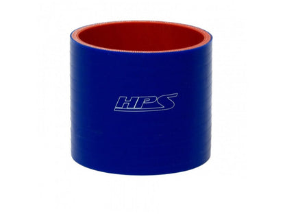 HPS 2-7/8" ID, 3" Length, Silicone Straight Coupler Hose, High Temp 4-ply Reinforced, 73mm ID, Blue