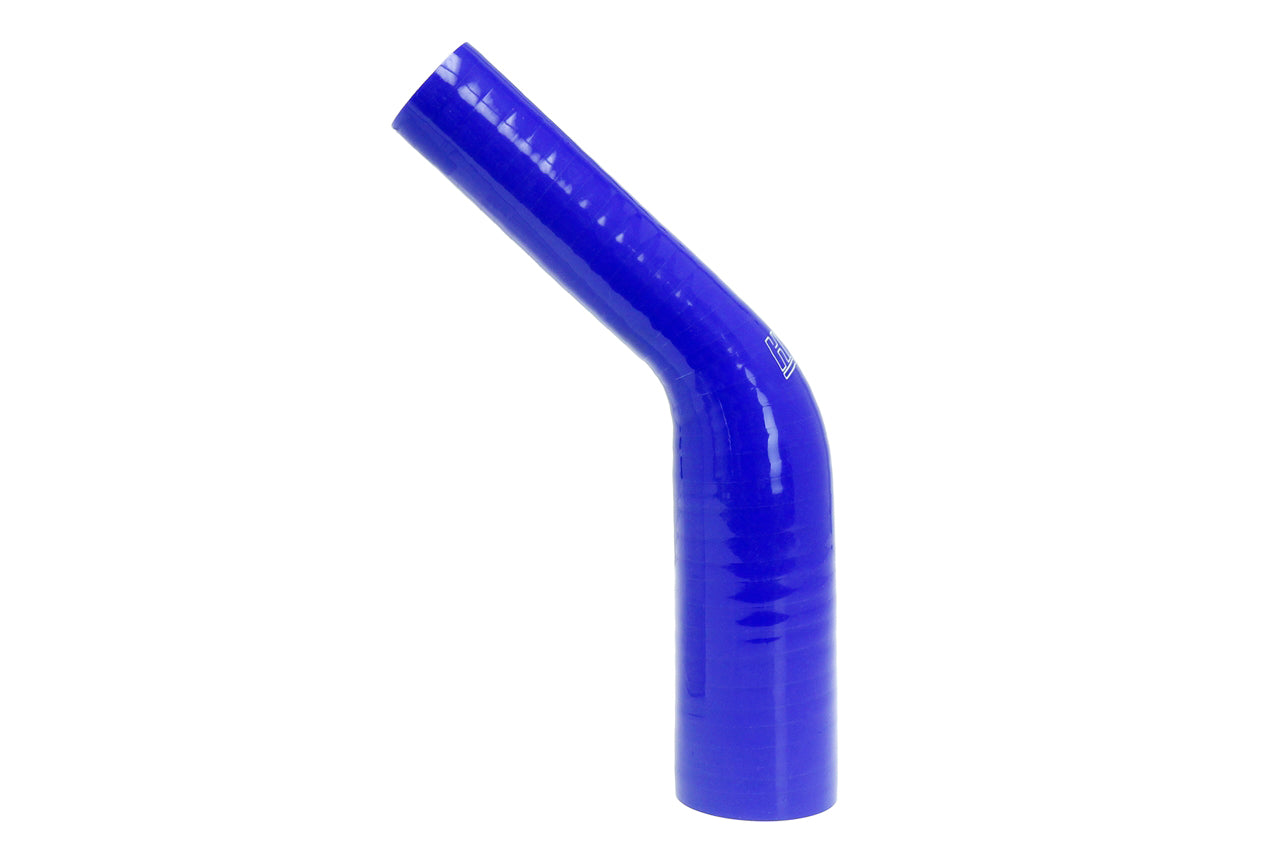 HPS 3/4" - 7/8" Silicone 45 Degree Elbow Reducer Coupler Hose, High Temp 4-ply Reinforced, 19mm - 22mm ID