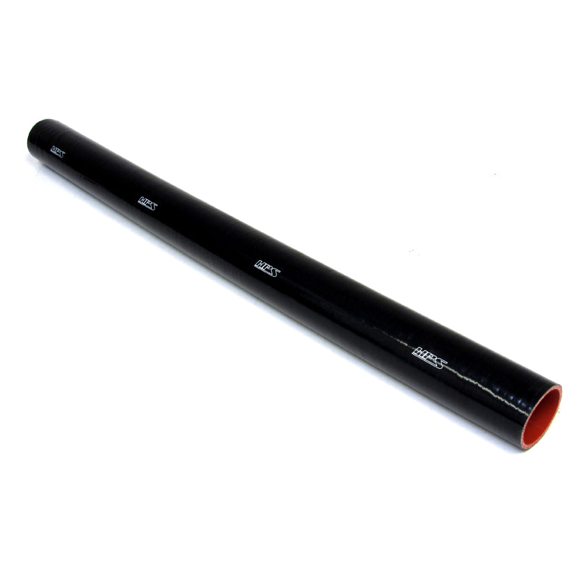 HPS 2-3/8" ID, 3 Feet Length, Silicone Straight Coupler Coolant Tube Hose, High Temp 4-ply Reinforced, Black, 60mm ID