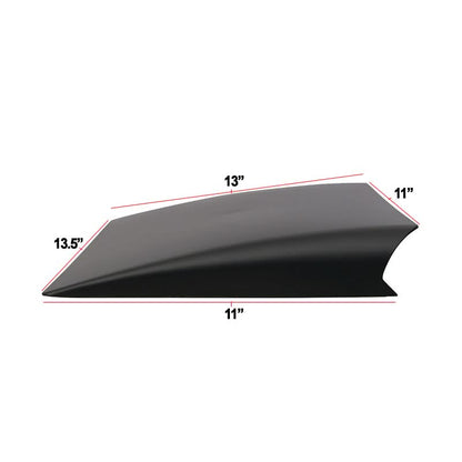 Universal Black Air Flow Hood Vent Scoop ABS