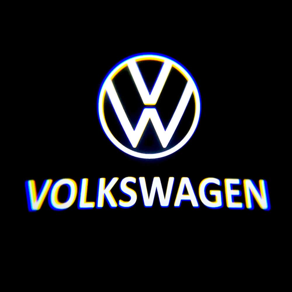 Volkswagen Fox Door Stick On Puddle Lights Various Designs 2003-2021