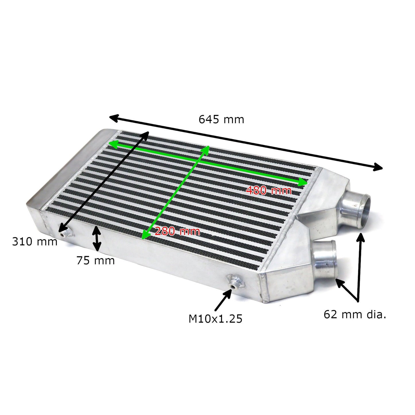 REV9 Spec-A Type 3 Intercooler Universal Application Aluminum Bar And Plate Design