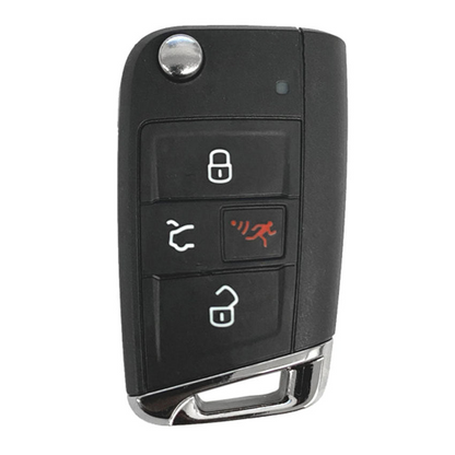 Volkswagen 2018-2022 OEM 4 Button Flip KESSY Key and/or Cylinder Lock Package | New