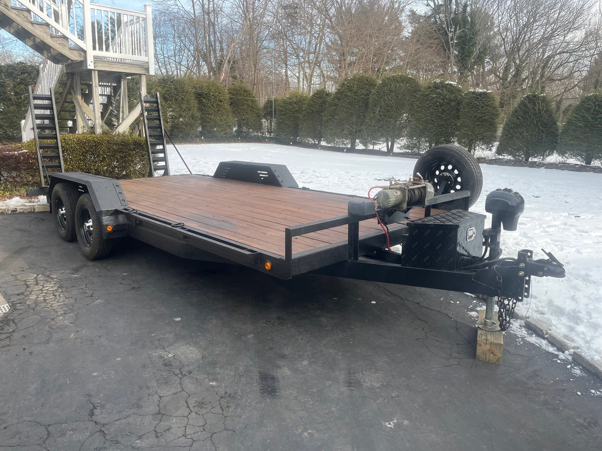 Heavy Duty Weld on DIY Drive Over Trailer Fender Kit Bare Steel - Pair