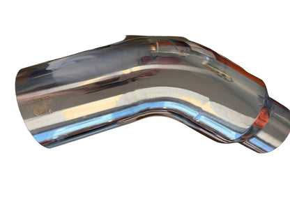 45 Degree Exhaust Tips With Clamp