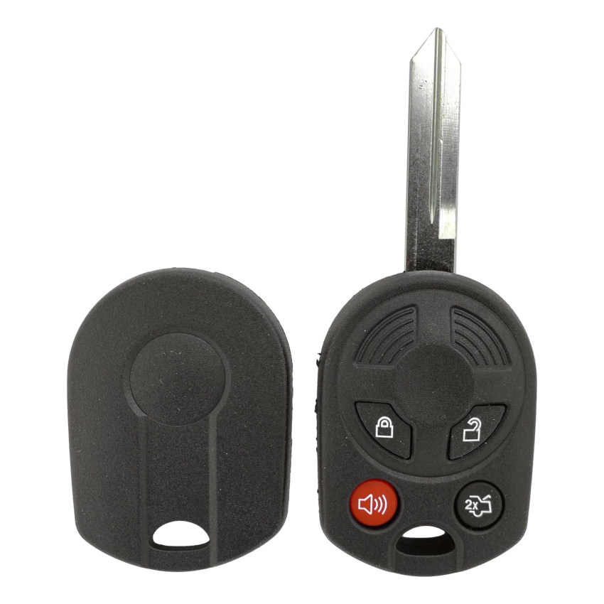 Ford Lincoln Mercury 4 Button Key Shell for OUCD6000022 (2 Part Shell)