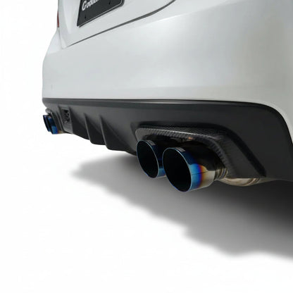 JDMuscle [15-21 WRX/STI] Pre-preg Carbon Fiber Exhaust Trim Covers *Clearance*No Returns*
