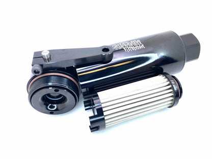 SEP Billet Inline Fuel Filter -6 AN, -8 AN & -10 AN (10-micron Stainless)