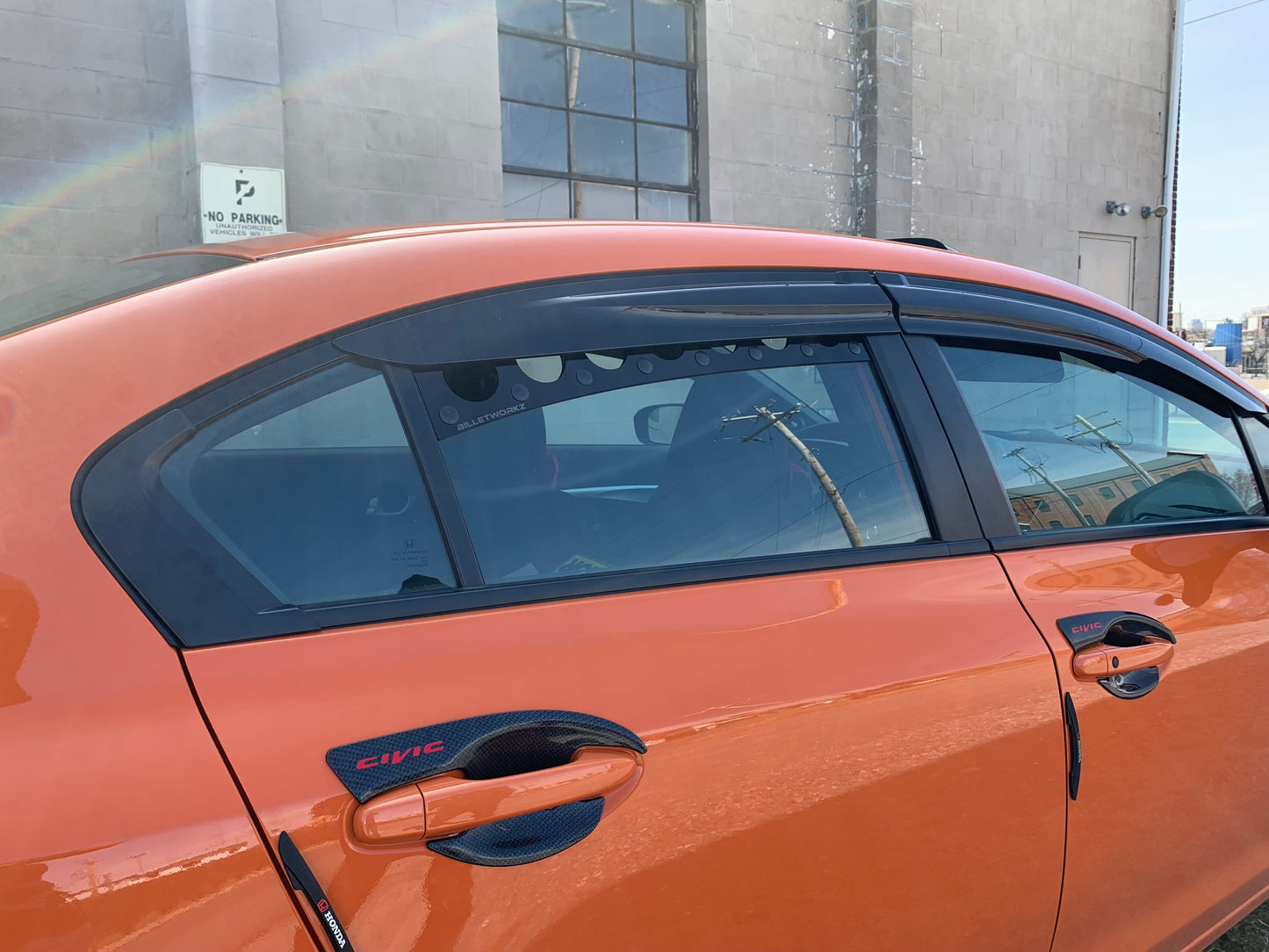 Billetworkz Window Vents Honda Civic Sedan 2012-2015