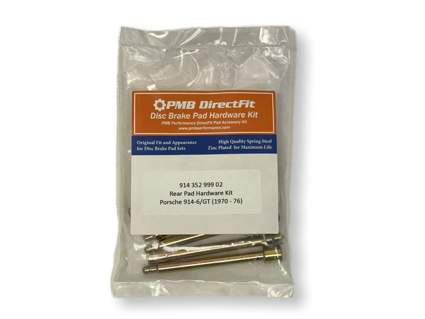 Porsche 914-6/GT Rear Pad Hardware Kits (1970-72)