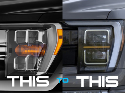 2021 - 2023 F150 Headlight Conversion Harness (Bi-LED to Projector LED)(HCM Compatible)