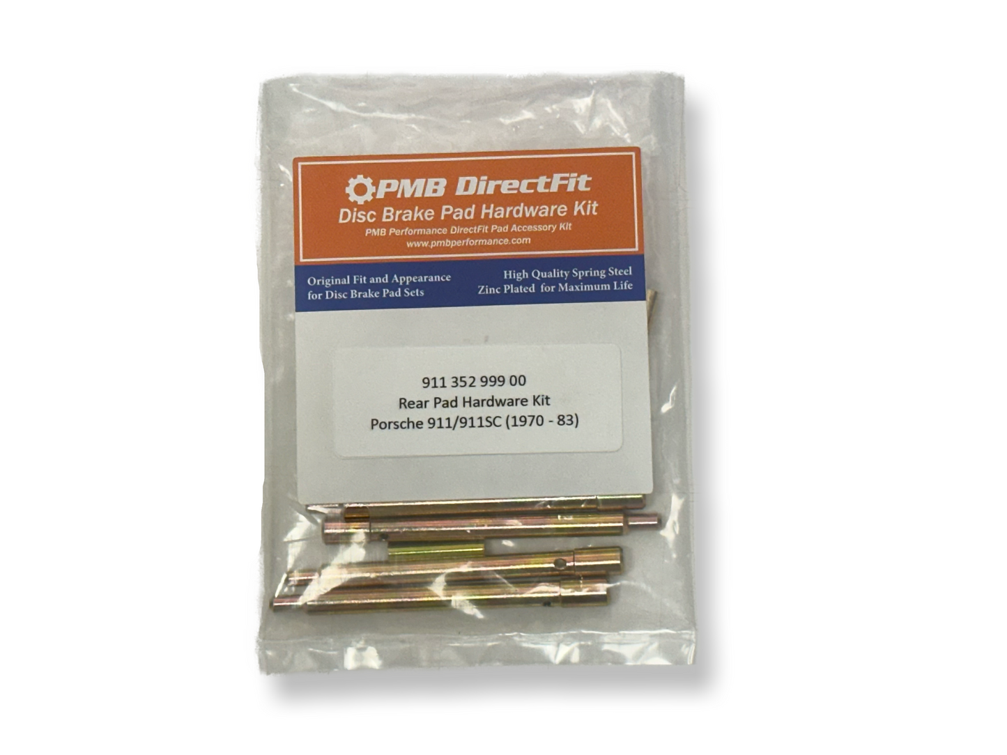 Porsche 911 Rear Pad Hardware Kits (1970-83)