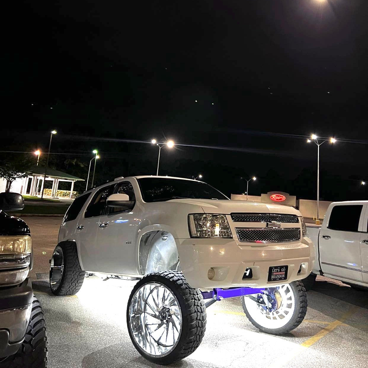 Quad Row White High Density Wheel Lights