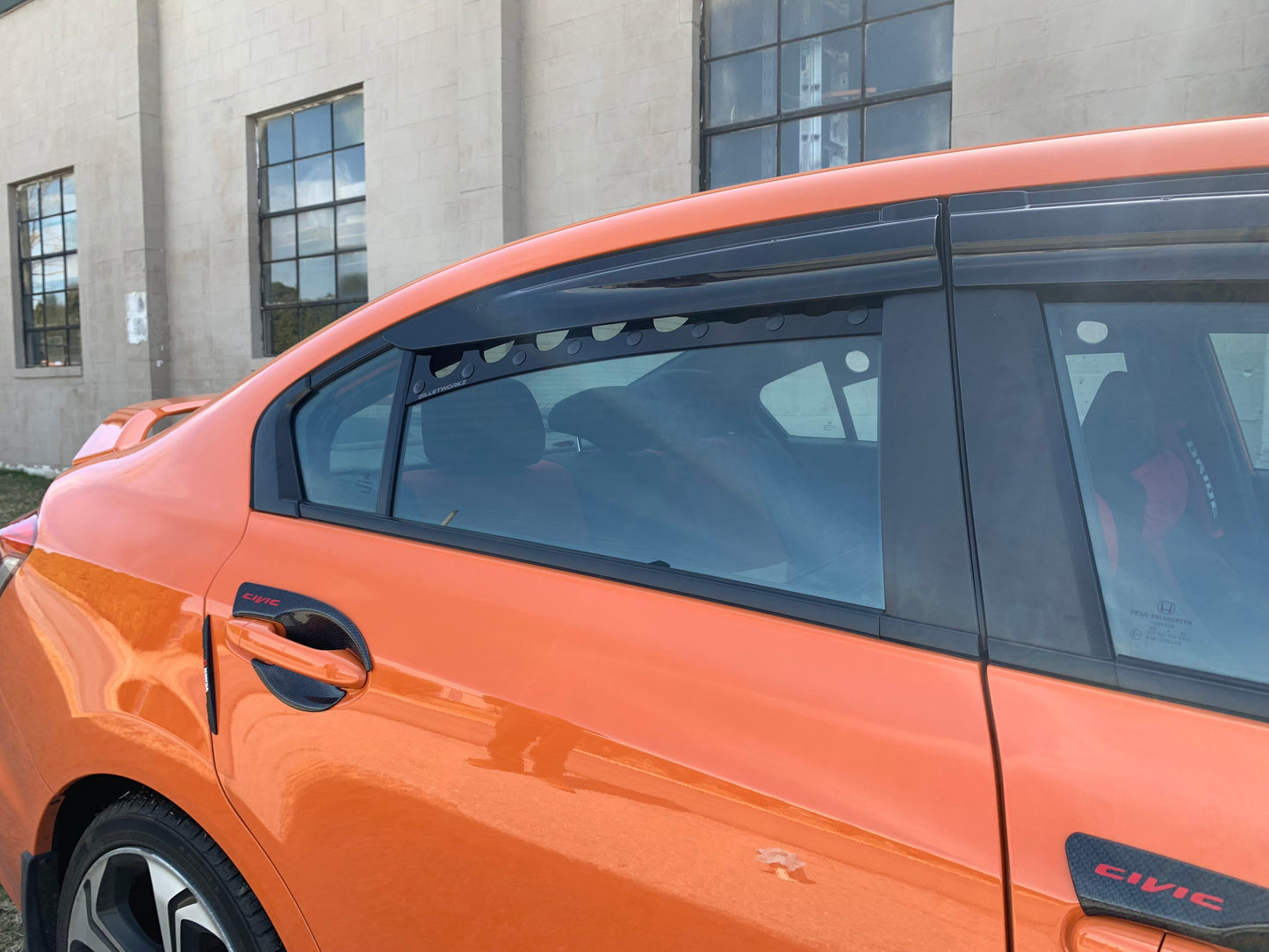 Billetworkz Window Vents Honda Civic Sedan 2012-2015