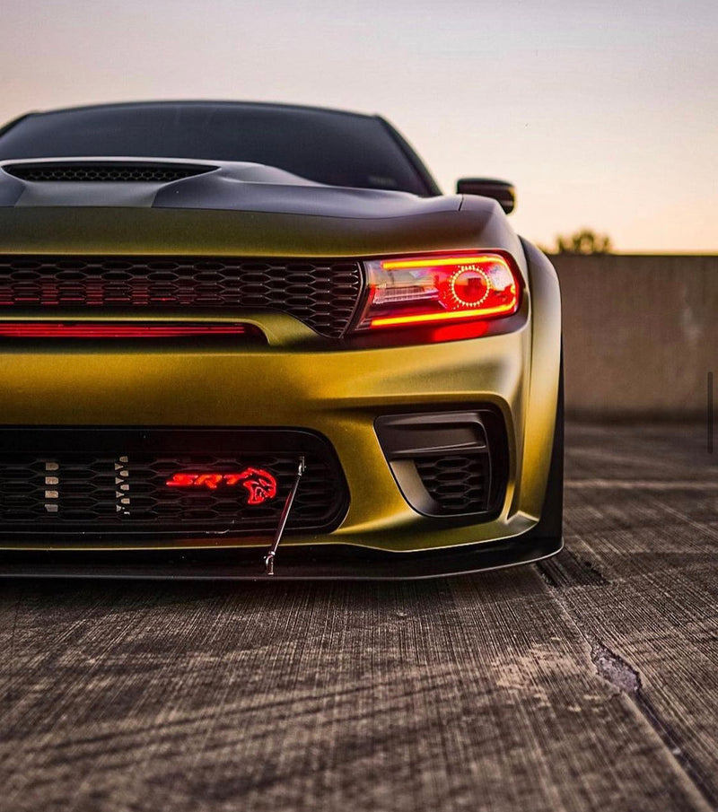 2015-2023 SRT Hellcat RGBW Flow Series LED Badge Emblem Logo