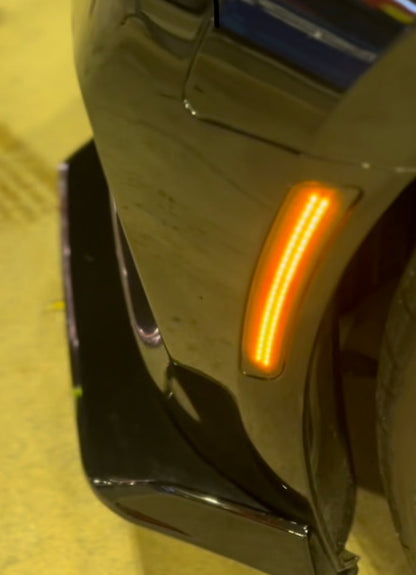 CAMARO 16-24 FRONT/REAR SMOKED LED SIDE MARKERS