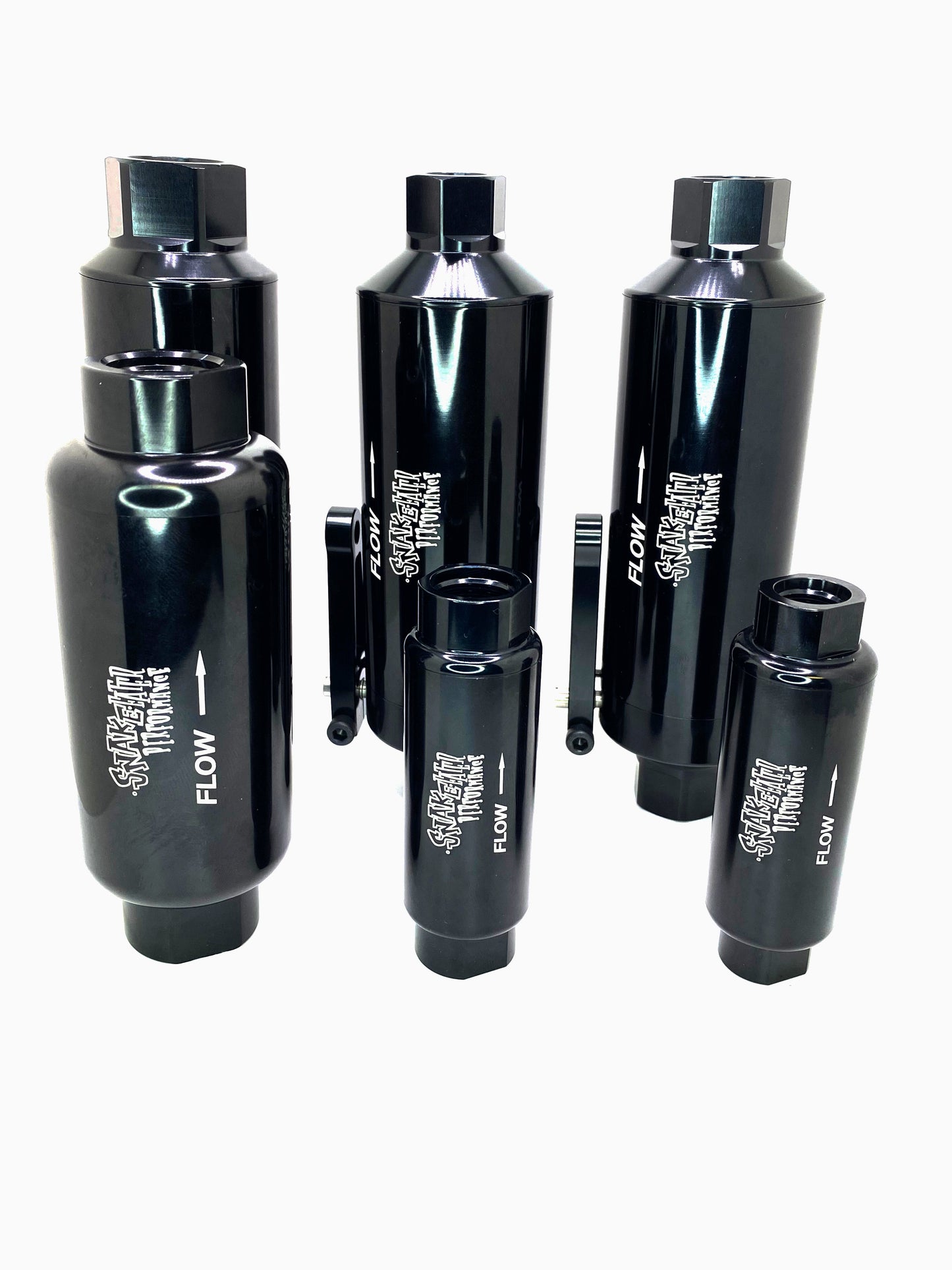 SEP Billet Inline Fuel Filter -6 AN, -8 AN & -10 AN (10-micron Stainless)