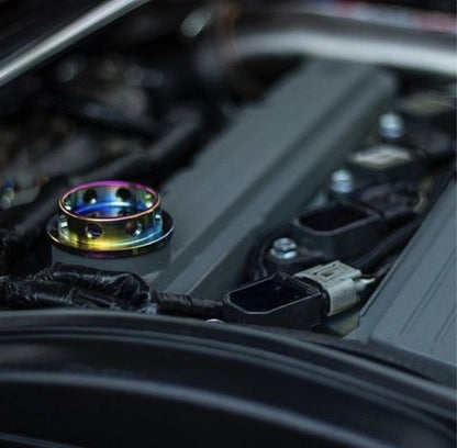 JDC Titanium V1 Oil Cap | Mitsubishi Evo 1-9/DSM