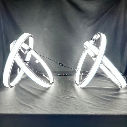 10 Row White High Density Wheel Lights