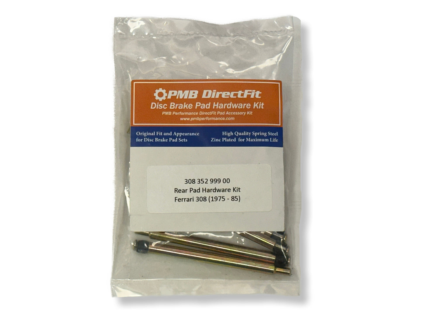 Ferrari 308/208 Rear Pad Hardware Kits (1975-85)