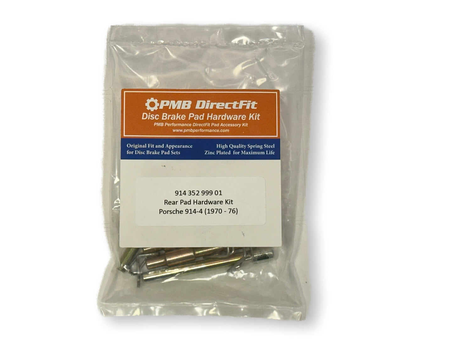 Porsche 914-4 Rear Pad Hardware Kits (1970-76)